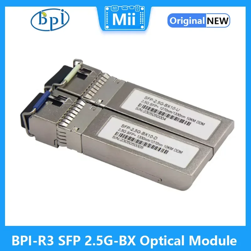 Imagem -05 - Módulo Óptico Banana pi para Bpi-r3 Sfp 2.5g-bx Fibra Óptica 10km Adequado para Placa de Roteamento Bpi-r3