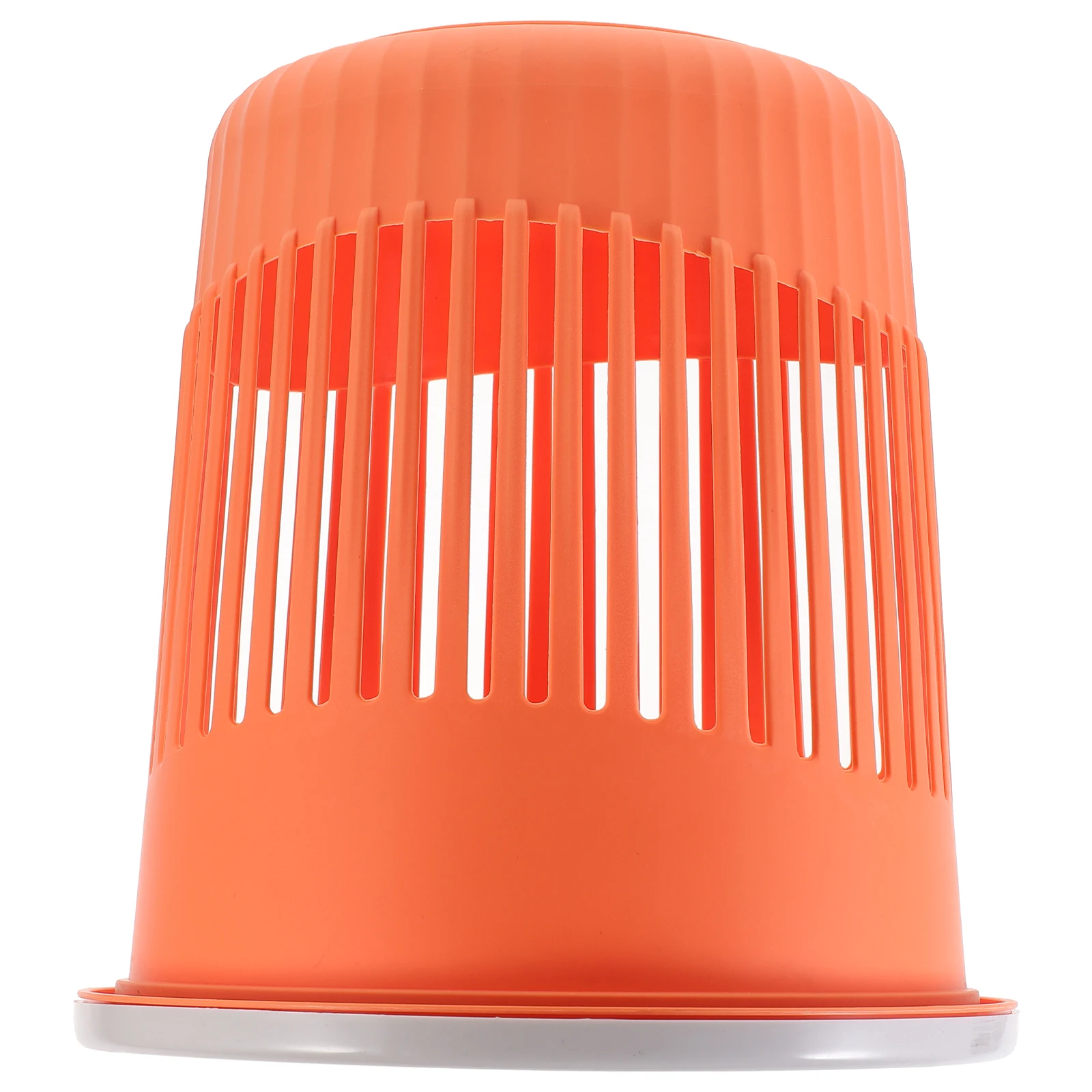 

Round Trash Basket Bin Bedroom Simple Household Can Desktop Pp Garbage for Bathroom