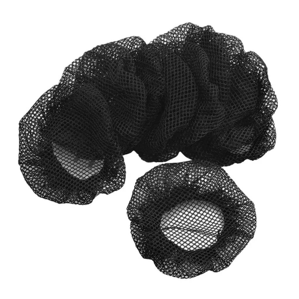 2 Topknot Cover Snood Stretch Solid Mesh Hairnet Ballet Dance 5