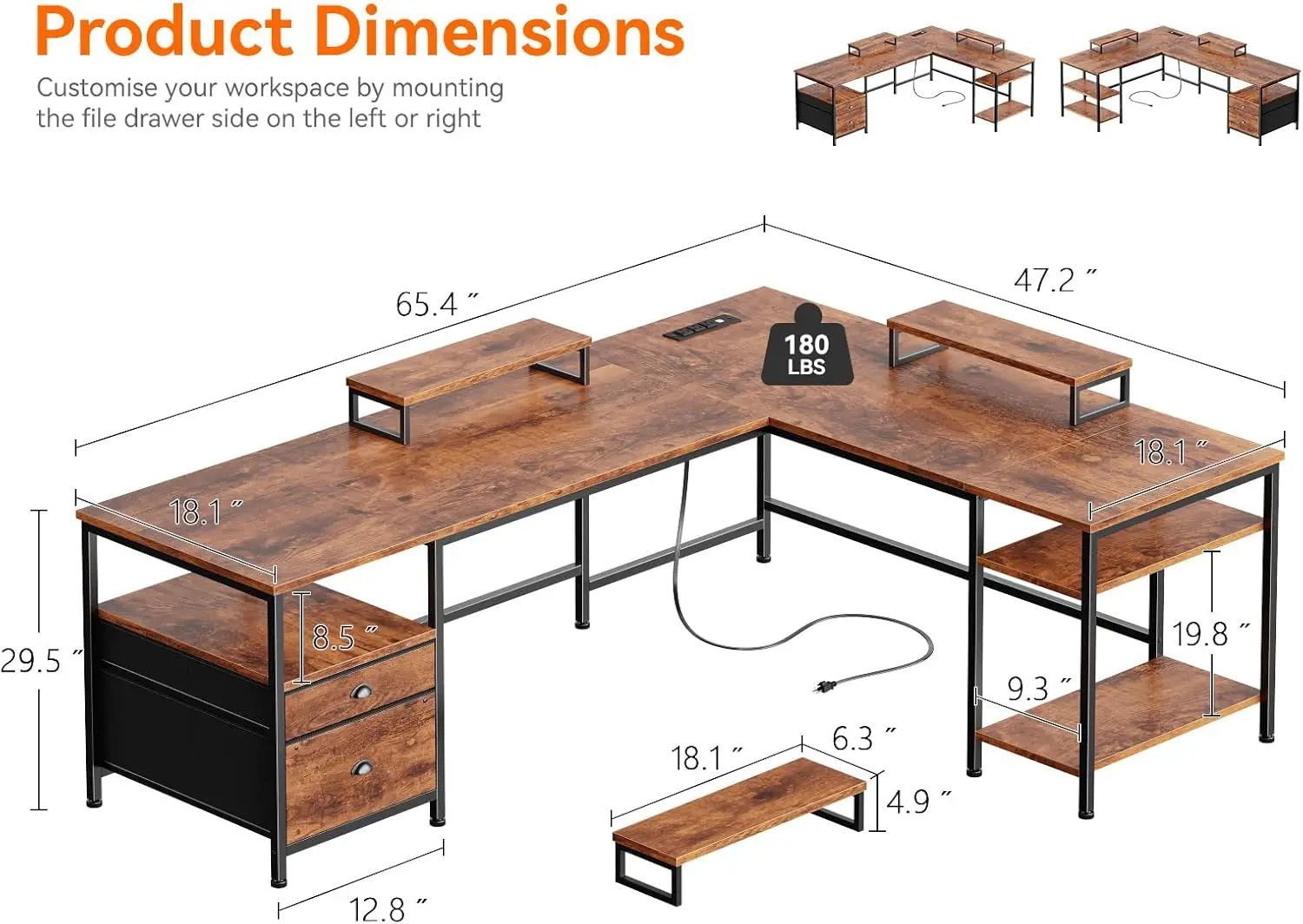 monitor stand ergonomic setup