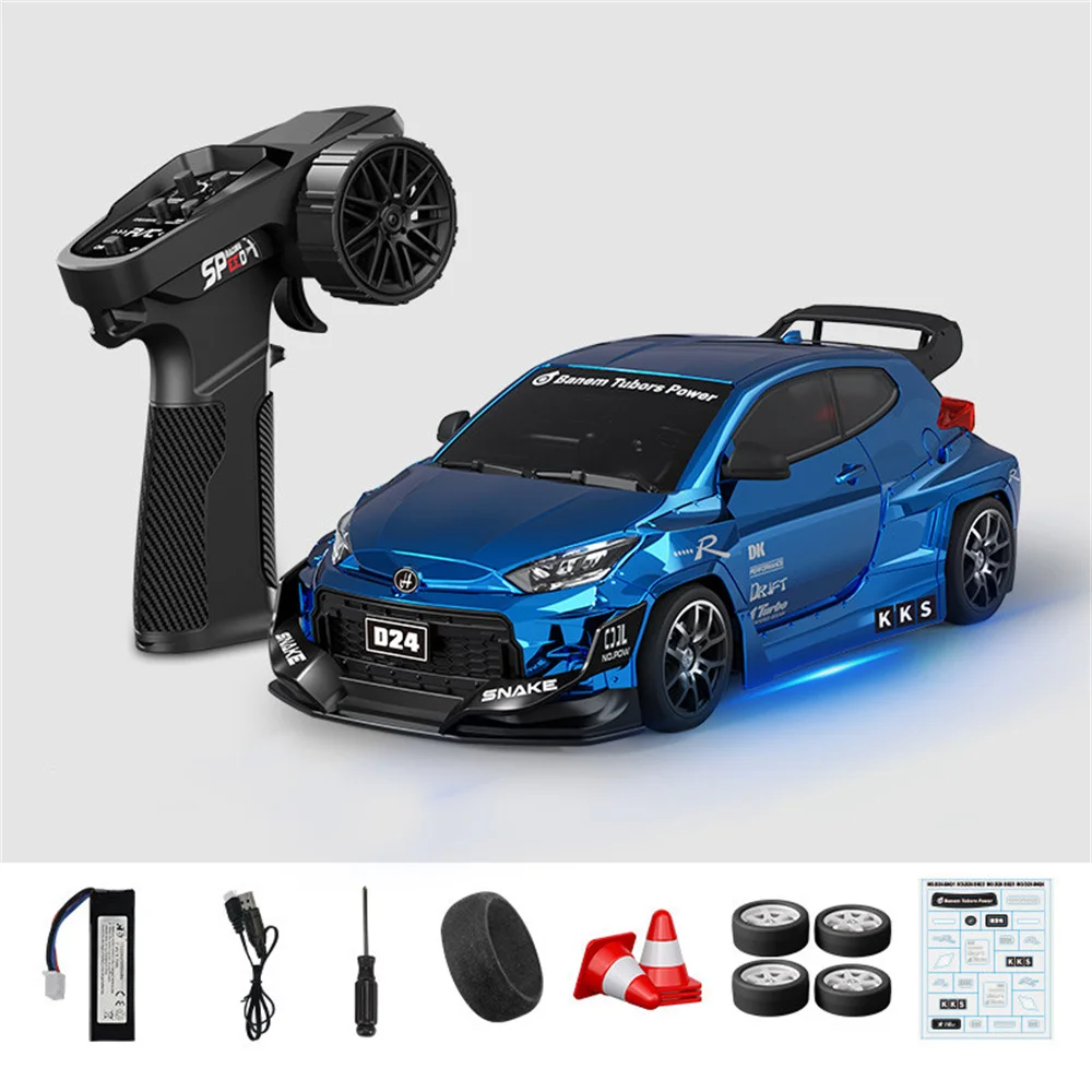 Hstar D24-04Q1- D24-04S7 RTR 1/24 2.4G 4WD Drift RC Car Gyro Mini Full Proportional High-Speed Motor Racing Vehicle Model Toys