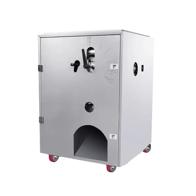 Vertical fish killing machine, scale removal and belly opening machine