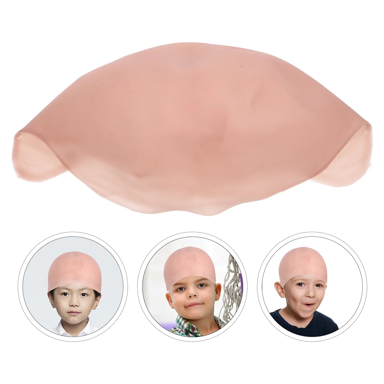 

1 комплект, силиконовая лысая шапочка для косплея, чехол для лысый головы, реквизит для макияжа, аксессуар для костюма, головные уборы, шапки, аксессуар для косплея