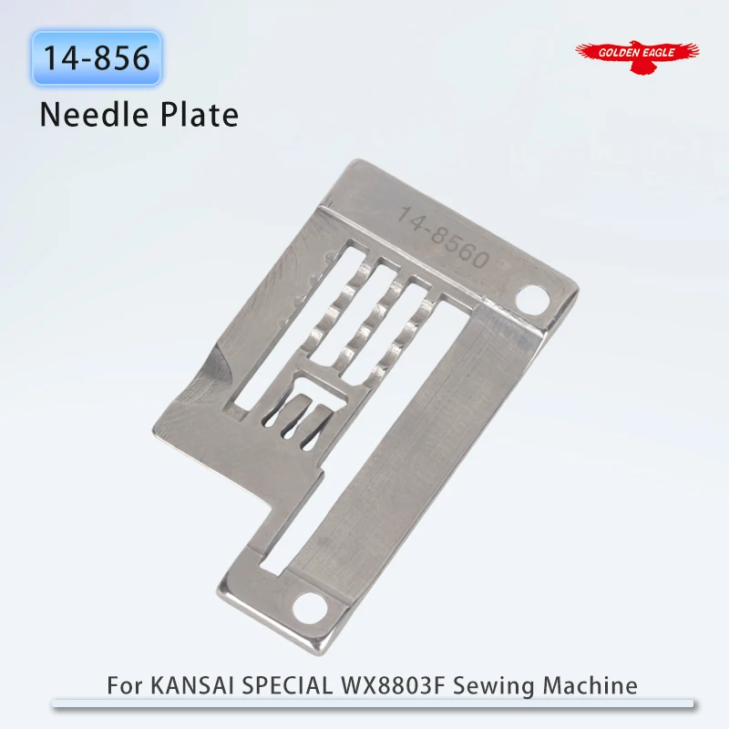 14-856 Throat Plate Fit KANSAI SPECIAL WX8803F, W8103F, DVK1703F, DWK1803F Coverstitch Sewing Machine 7/32'' 3X5.6mm