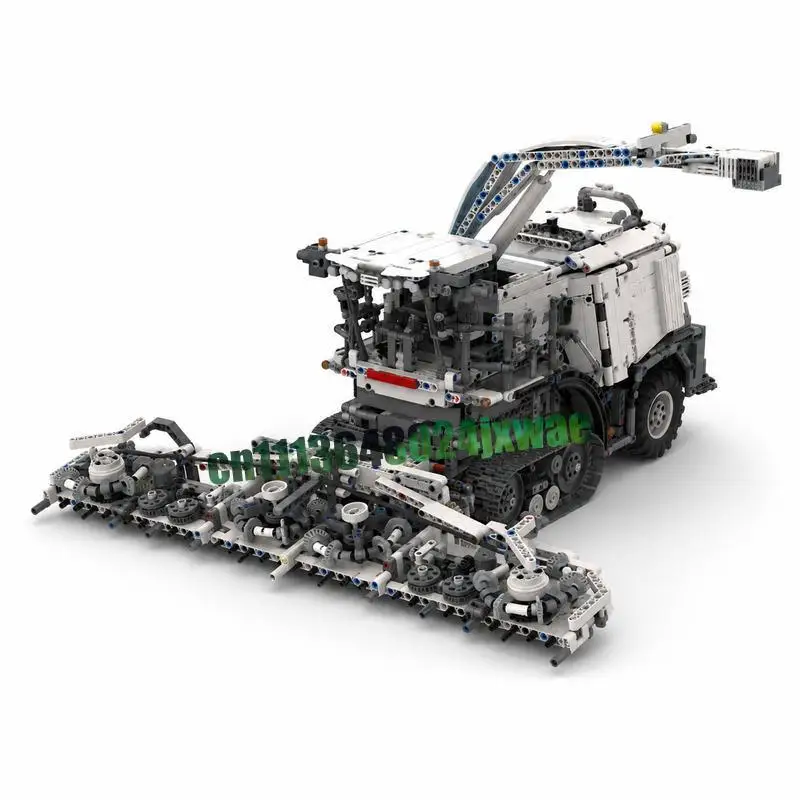 3456PCS Combine Harvester Farm Vehicle Model Custom Puzzle Building Blocks DIY Creative Assembly Educational Toy Gift Collection