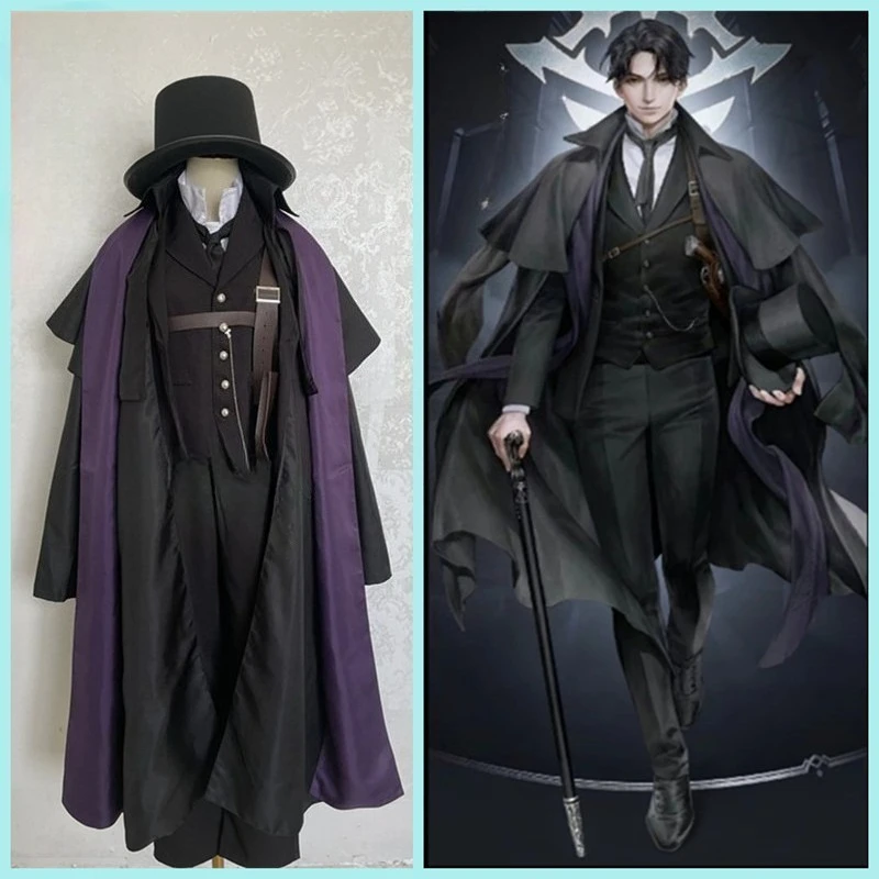 

Lord of The Mysteries Klein Moretti Cosplay Costume, Fool's Cloak and Hat Cosplay Outfit