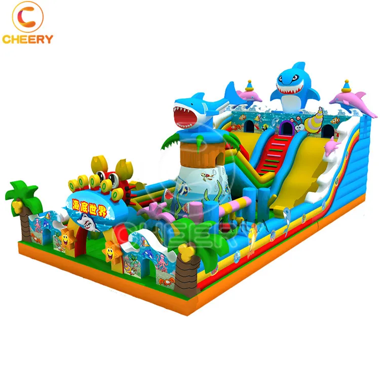 Custom Household Commercial PVC Bounce House Bouncy Castle Combo Children Playground Inflatable Slide