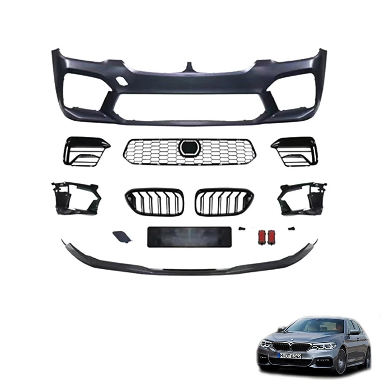 

Suitable for Modified for BMW G30 Bodykit to M5 Large Front Bumper Rear 18-20 5 Series G38