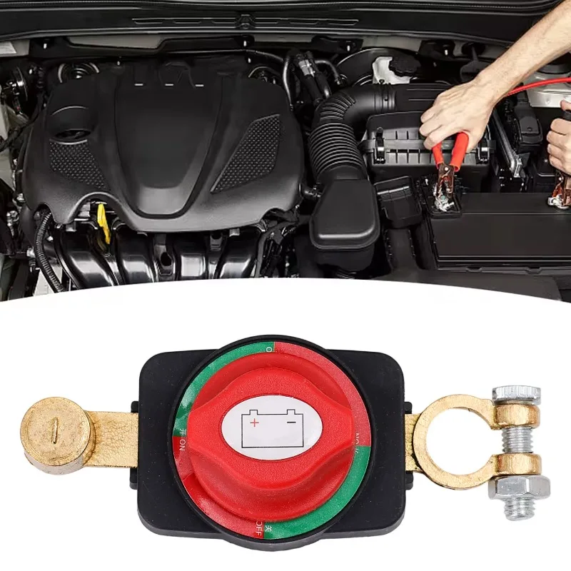 بطارية السيارة القطب الإيجابي قطع التبديل العالمي مقاومة للتآكل لسيارات السيدان سيارات الدفع الرباعي المركبات التجارية 12 فولت-48 فولت ملحق #6
