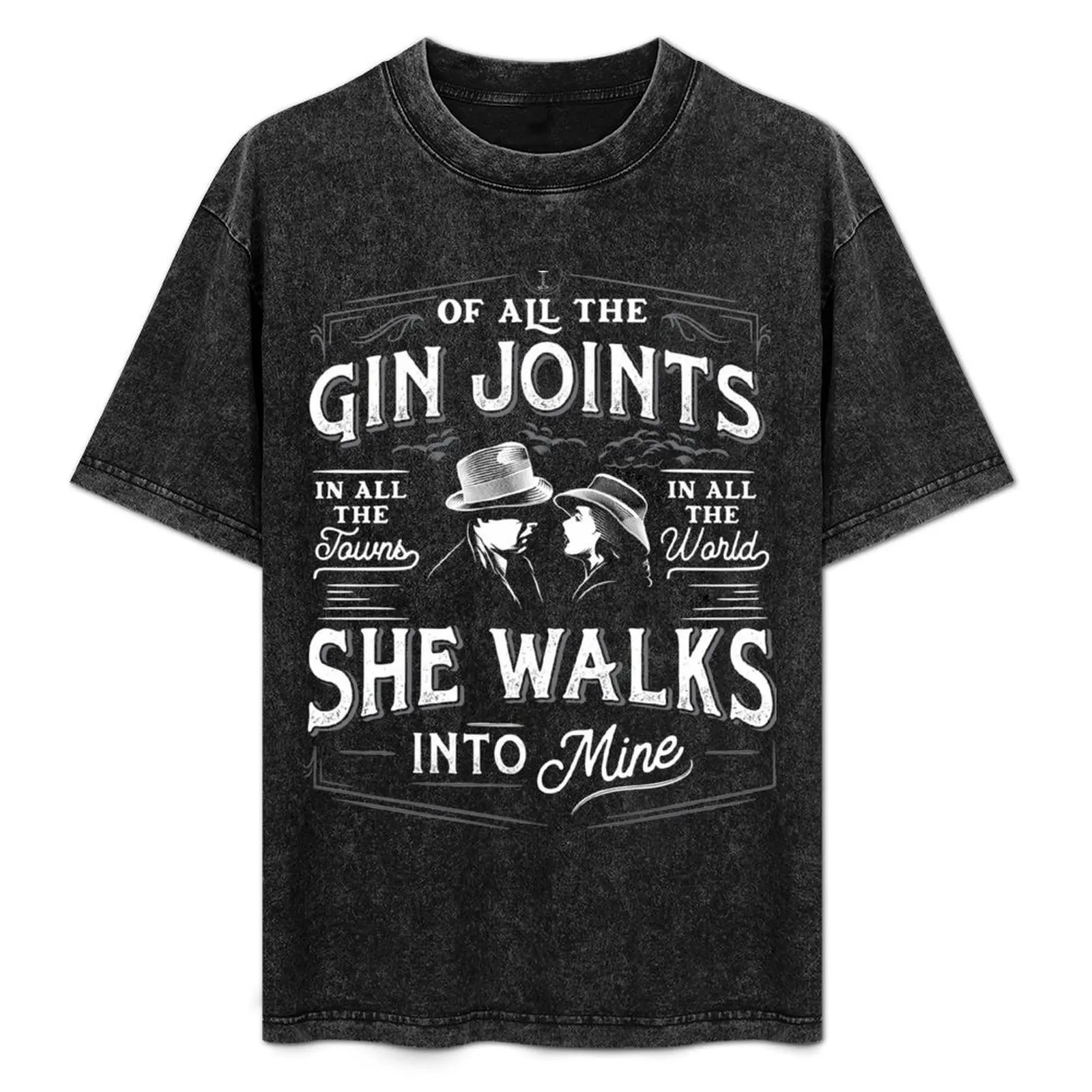 

GIN JOINTS T-Shirt Large Size Basic Casual T-Shirt