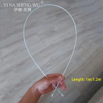 3 יח'\חבילה בטן ריקוד אביזרי גמיש מקל 3mm צעיף דגלי פיברגלס