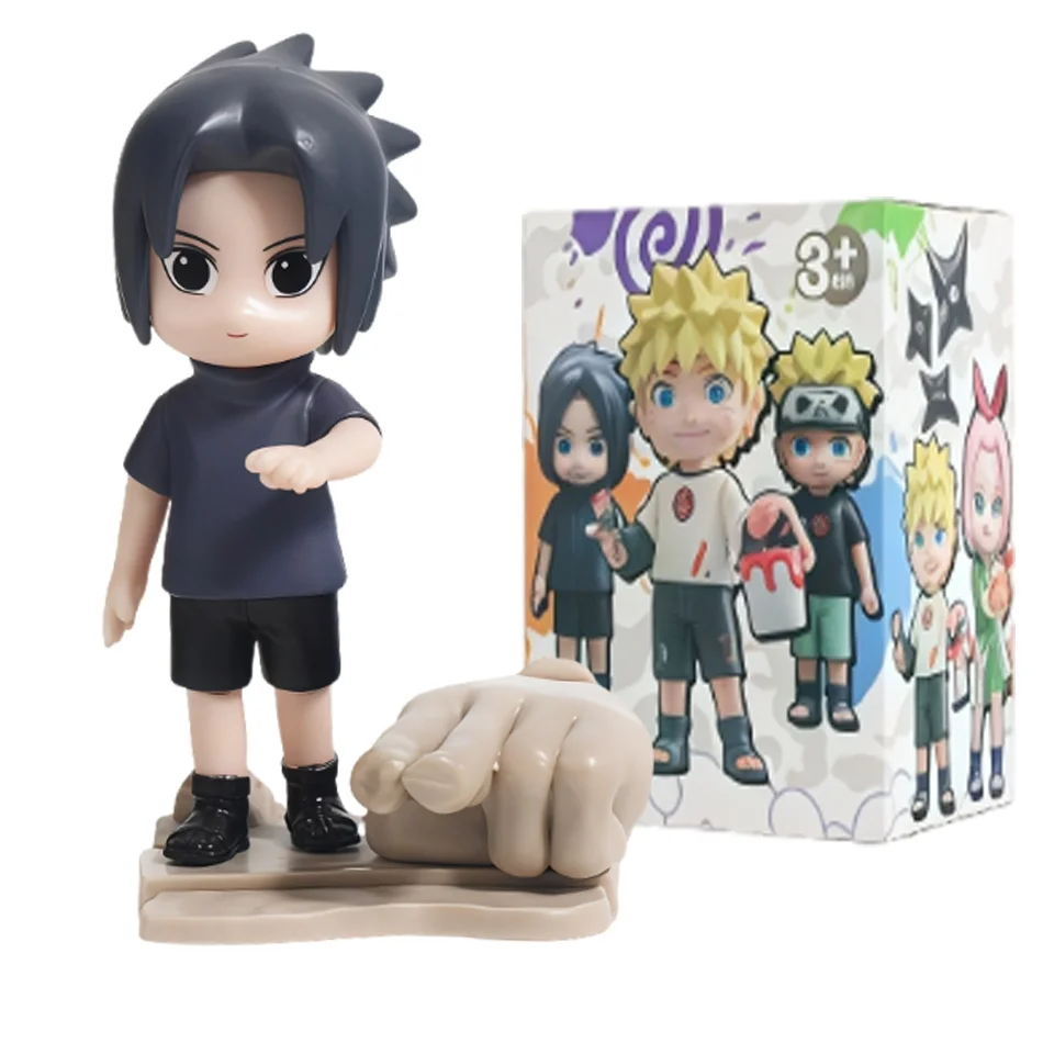 Blind Box Naruto Shippuden Kindheits-Serie Uzumaki Naruto Q-Version Überraschungsspielzeug Taschenanhänger Figuren Heimdekoration Schreibtisch-Deko – Detail 15