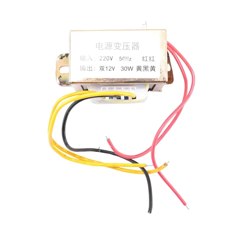 

30W Double 12V 30W2X12V Transformer, Power Transformer Input, 220V, 50Hz/ Output, Double 12V