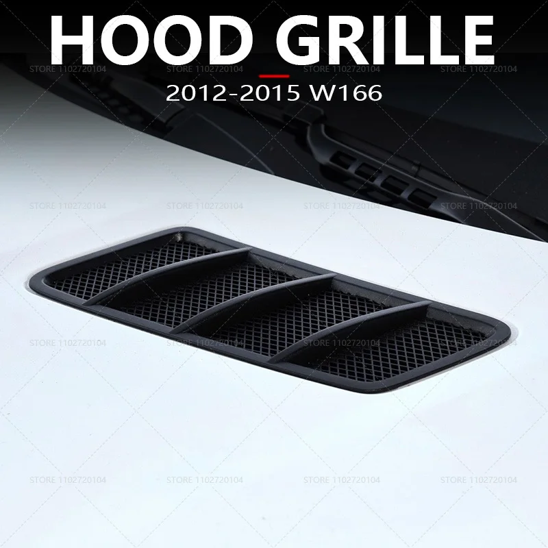 

for 2012-2015 W166 Mercedes Benz ML GL Class Upper Front Hood Bonnet Grille Grill Vent Cover Trim 1668800105 1668800205