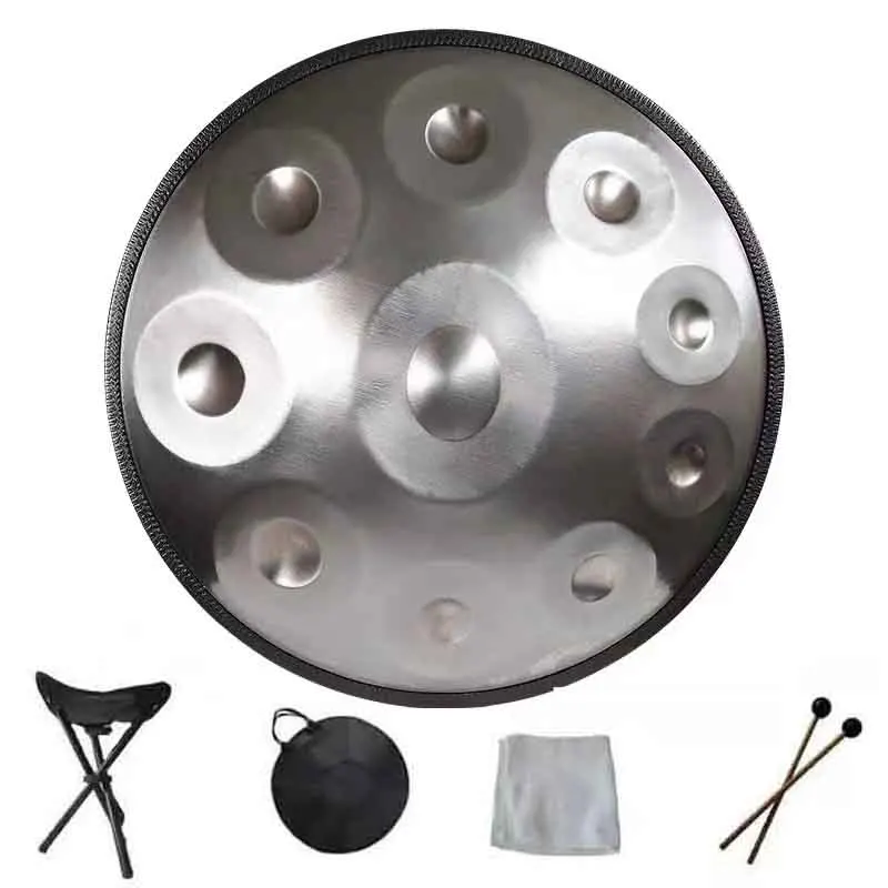 Factory Wholesale Handpan Drums Sets D Minor 440HZ 22 Inches Steel 12 Note Handpan Drum set