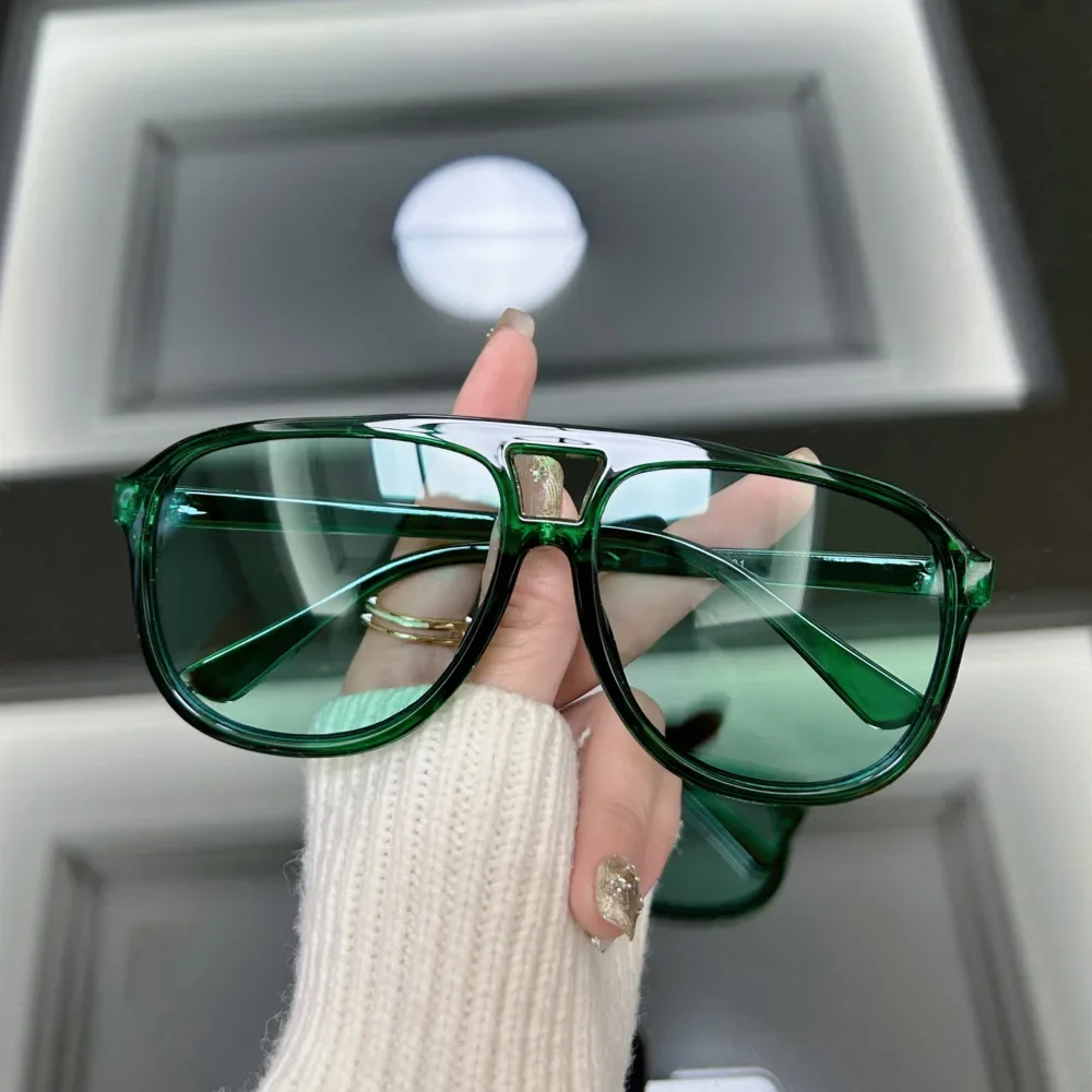 Modne ponadgabarytowe okulary przeciwsłoneczne damskie marka projektant Vintage okulary przeciwsłoneczne damskie cukierkowe kolory duże oprawki Outdoor óculos De Sol