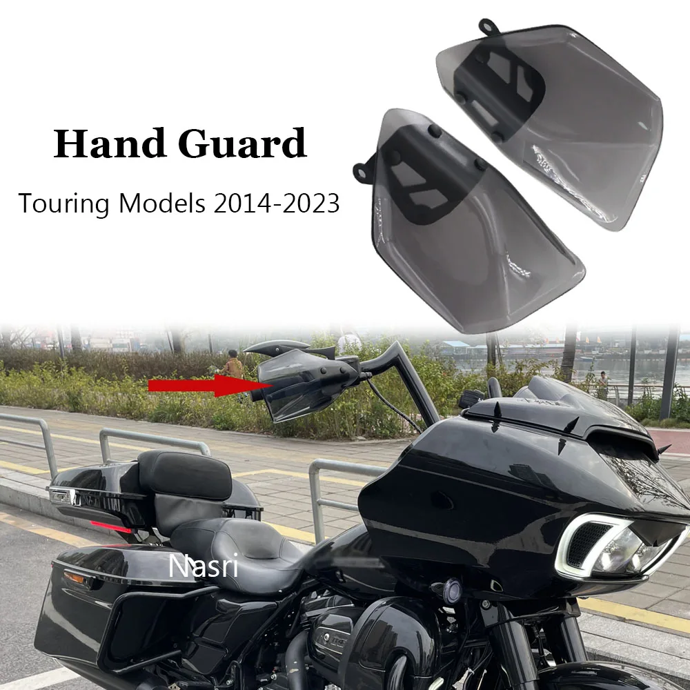 2014-2023 For Harley Touring Road Glide Street Glide Road King Motorcycle Accessories Side Hand Guard Protector Handguard Shield