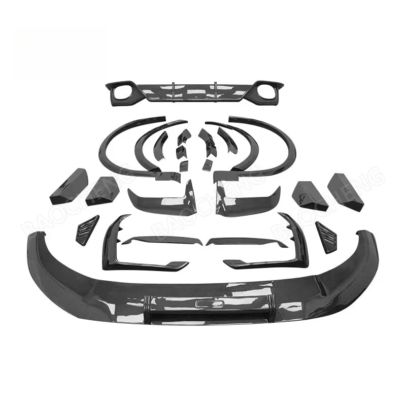 High Quality ABT Style Carbon Fiber Body Kit For RSQ8, Front Lip, Side Skirts, Rear Spoiler, Wheel Eyebrow and Grille