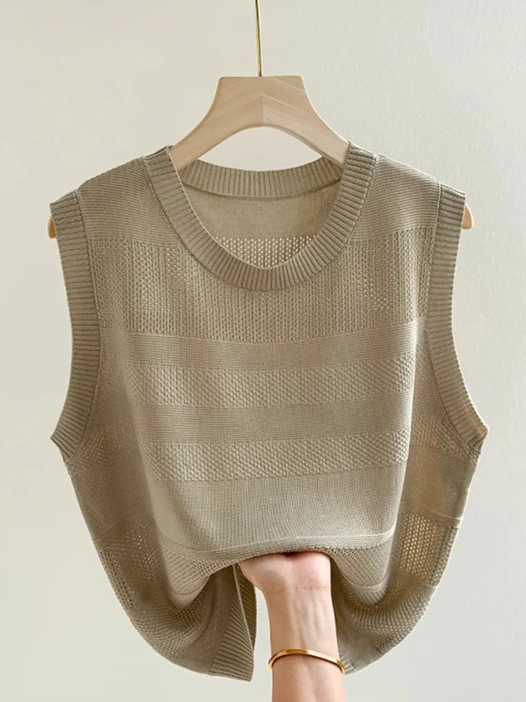 عارضة فضفاضة Svel الجوف خارج السترة سترة المرأة الصيف Faion تنفس متجدد الهواء اللون قاعدة طبقة أعلى #3