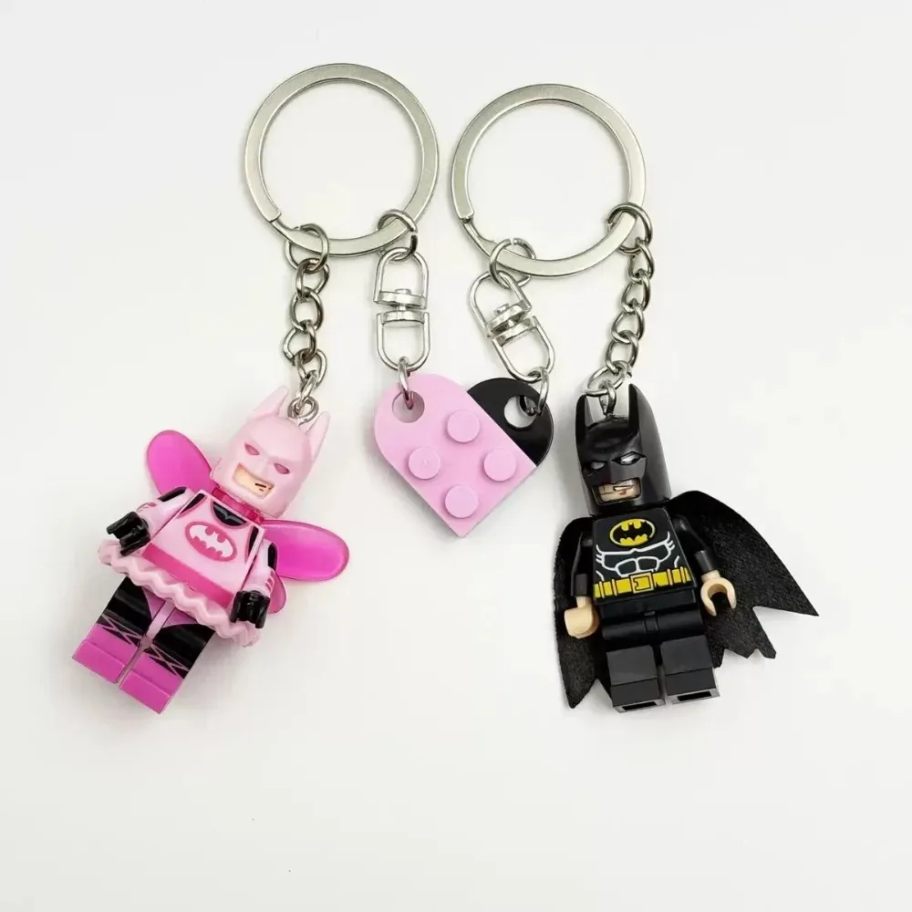 

Beautiful Handmade 3D Fairy Star Pink Black Bat Magnetic Keychain Y2k Bow Key Ring Backpack Pendant Couple Keychain Gifts