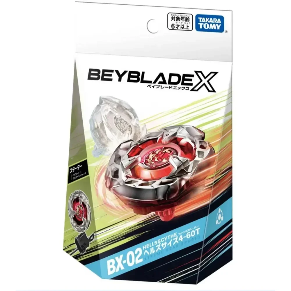 Takara Tomy Beyblade X BX-02 Starter Hells Scythe 4-60T