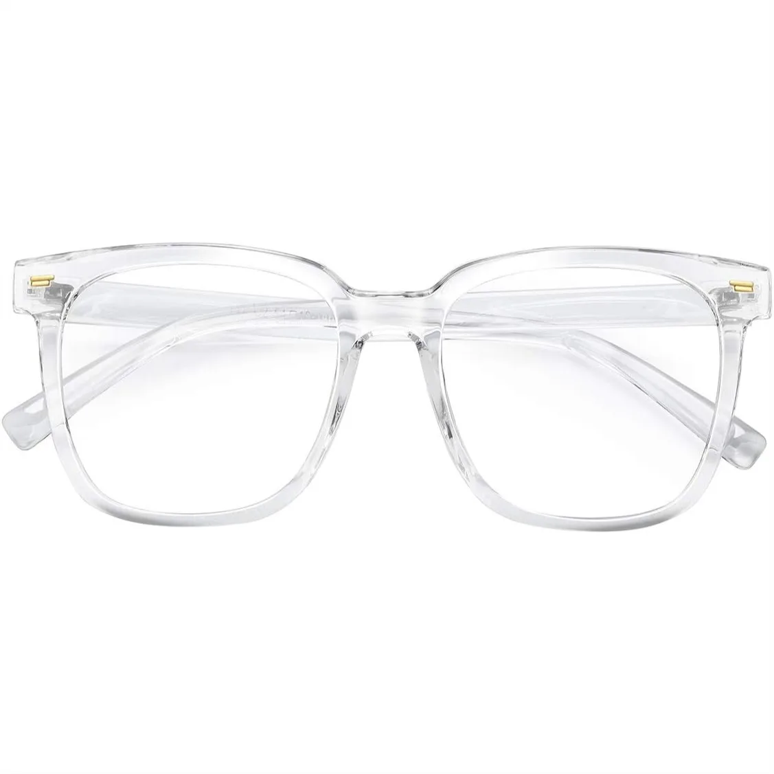 

Oversized Square Blue Light Blocking Glasses for Women Men Anti Glare Reduce Eyestrain Computer