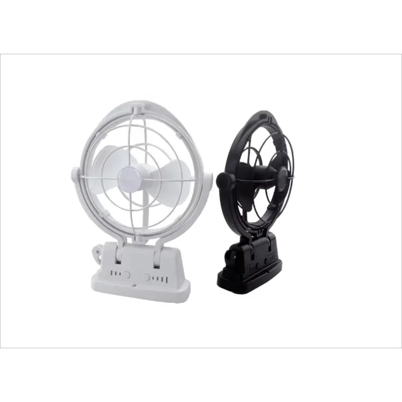 

High Quality Good Ventilation RV Accessories Home Electric Fan Camper Fans 12 And 24V 360 Degree Airflow RV Fan Black Or White