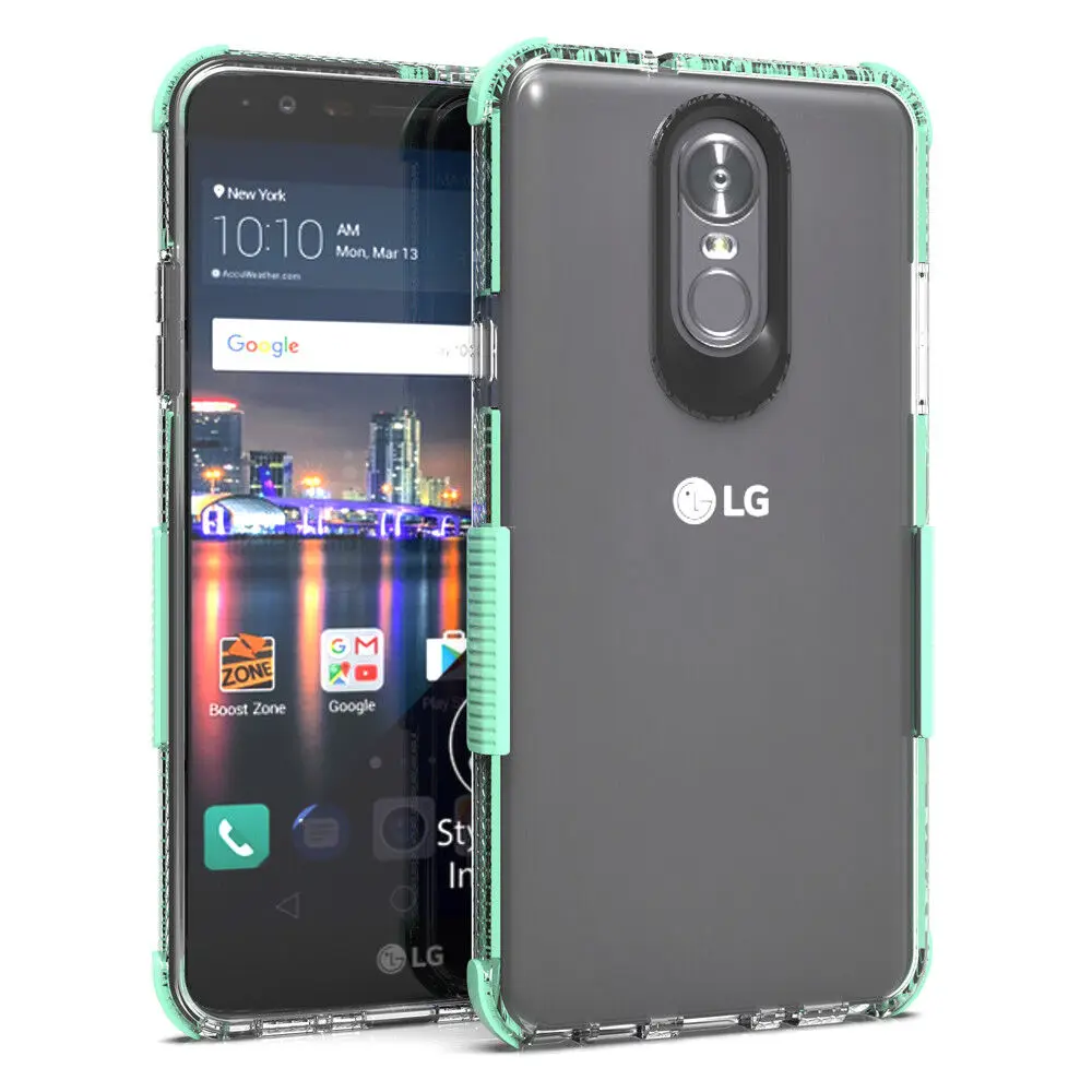 Shockproof Rubber Hybrid Case Cover For LG Aristo 4+Plus/Prime 2/Neon/Escape Plus/Journey LTE/Arena 2/Tribute Royal/K30 2019 X2