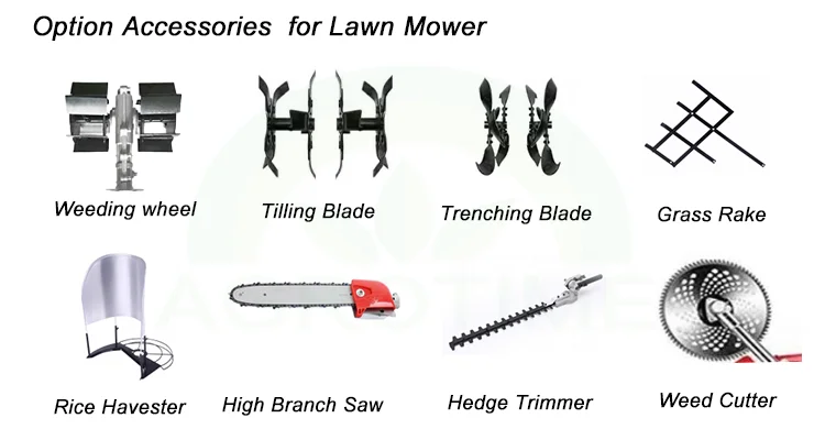 Top Sale Remote Walking Control Petrol Lawn Mower 2 Stroke Engine Aluminum Material 200mm Cutting Width - view 3