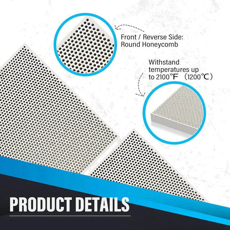 4 PCS Honeycomb Welding Block Ceramic Welding Plate Welding Block Panel Welding Making Kit Jeweler Fusioncasting Tools