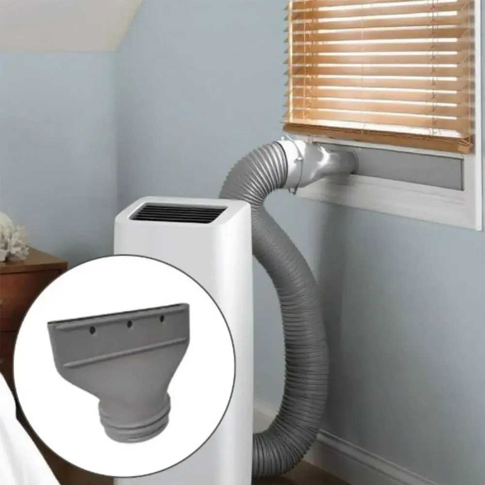 Flat Hose Hose Adapter Portable Coupler Air Conditioning Hose Adapter Exhaust Nozzle Vent Tube Vent Connector Home Use
