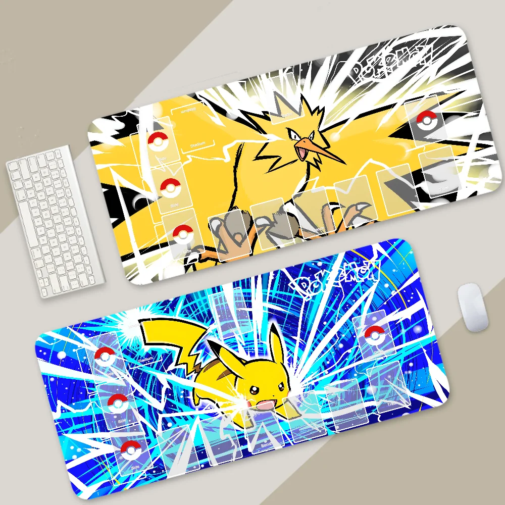 Hot Anime P-Pokemon Mousepad Large Gaming Mouse Pad LockEdge Thickened Computer Keyboard Table Desk Mat