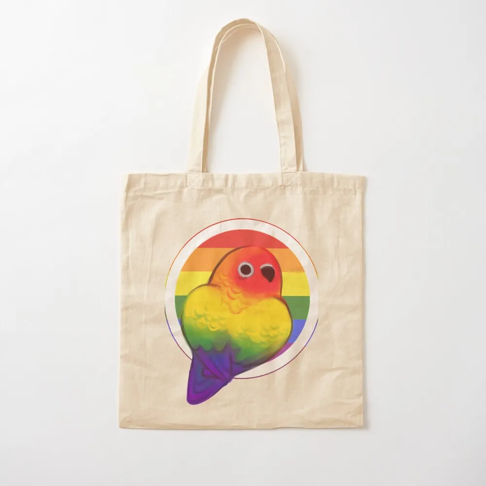 

rainbow conure Tote Bag Candy bags shopping bags foldable tote bag men Canvas Tote Bag