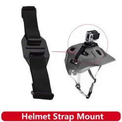 Adjustable Helmet Strap Mount for GoPro Hero 13 12 11 9 8 SJCAM AKASO Insta360 DJI Action Camera POV Vlog Mountain Biking Skiing