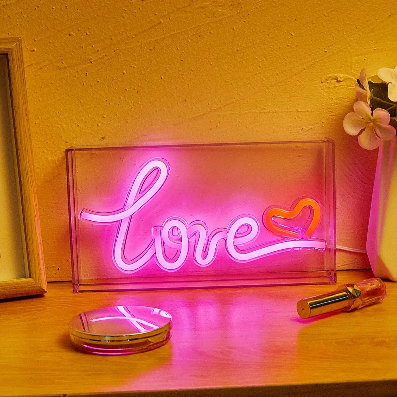 

Светодиодный неоновый светильник Chi-buy, неоновая вывеска LOVE с питанием от USB, ночник, подходит для спальни, свадьбы, игровой комнаты, в подарок