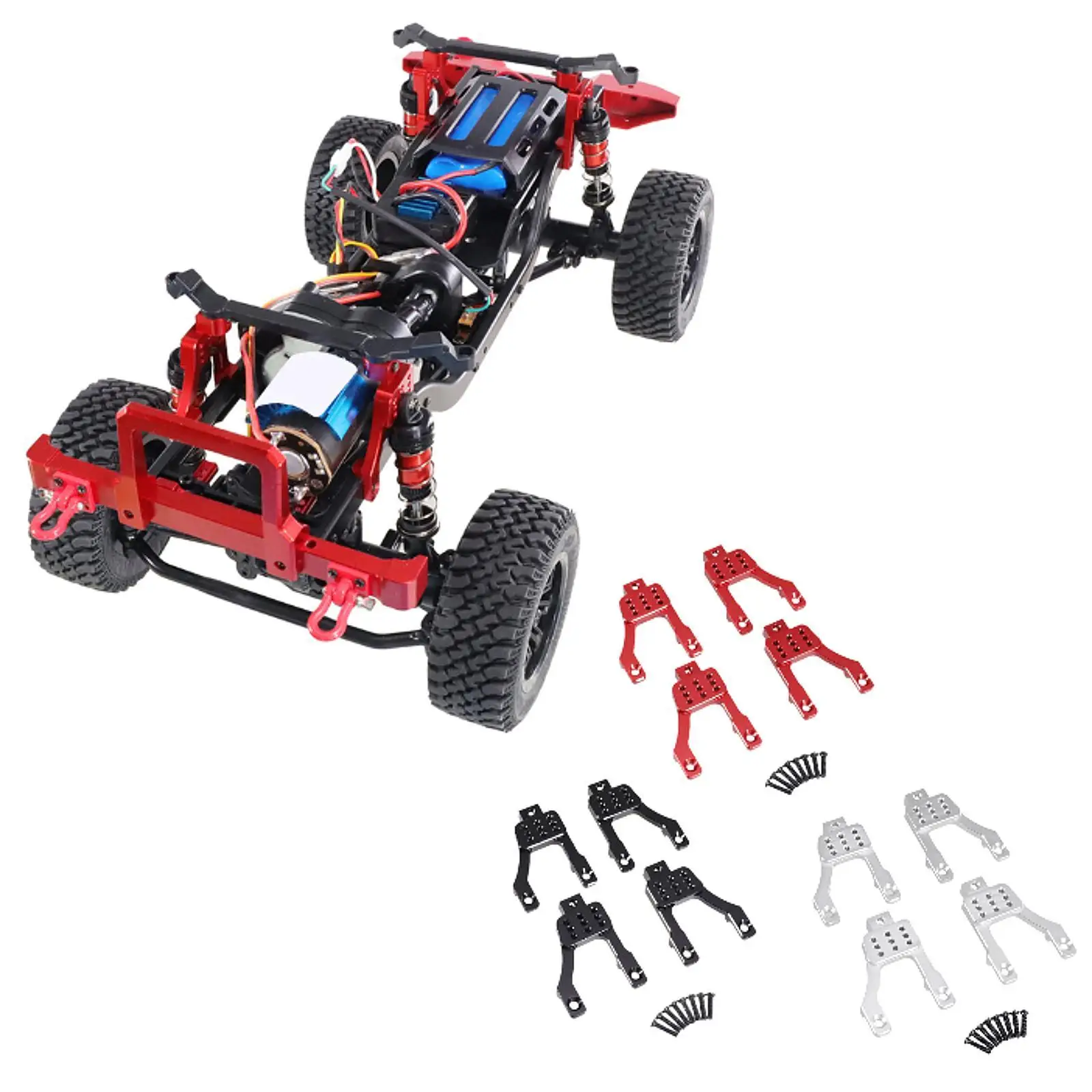 

Aluminum Alloy Front Rear Shock Towers Simple to Replace RC Car Upgrade Accessories for MN86 G500 Remote Control Car Accessories