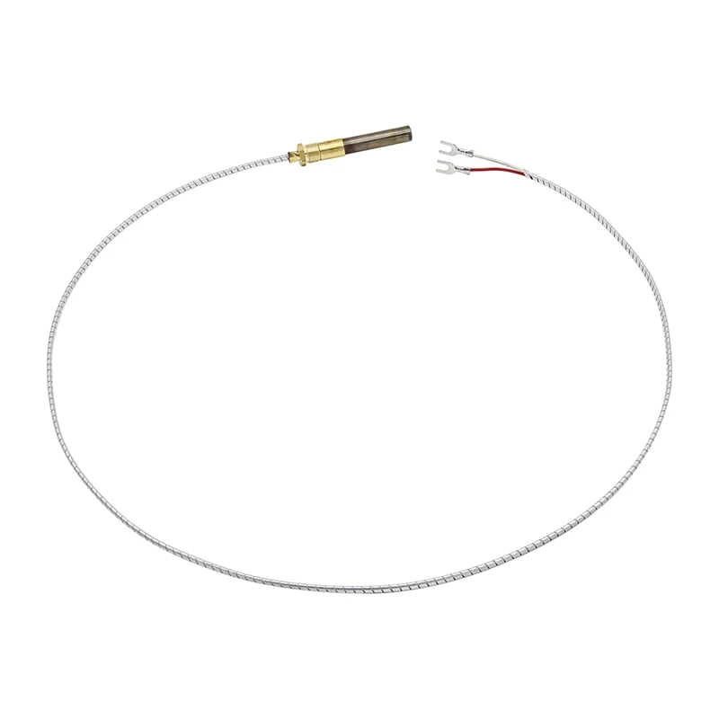 Thermopile 36In 750Mv cocok untuk Heat Glo Heatilator, 750 ℃ Millivolt Thermocouple ganti untuk bagian perapian Q313A, 3 buah