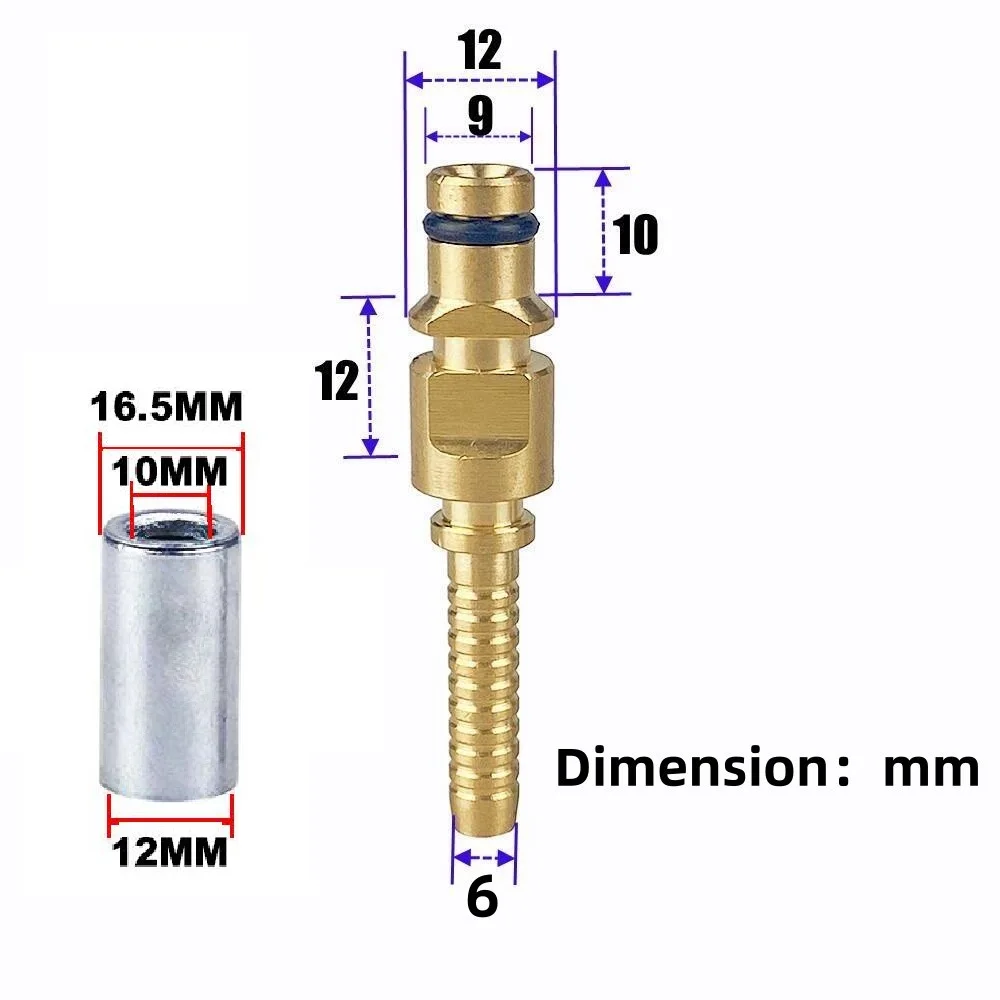 Accesorio de manguera de alta presión de Bayoneta con manga para Karcher K2-K7, Conector de reparación de arandela de coche, accesorios