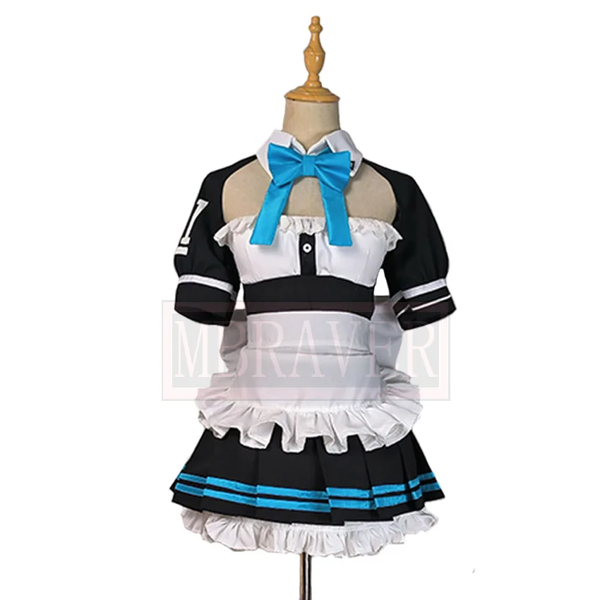 

Синий архив Itinose Asena, карнавальный костюм, униформа на Рождество, Хэллоуин, индивидуальный заказ, любой размер