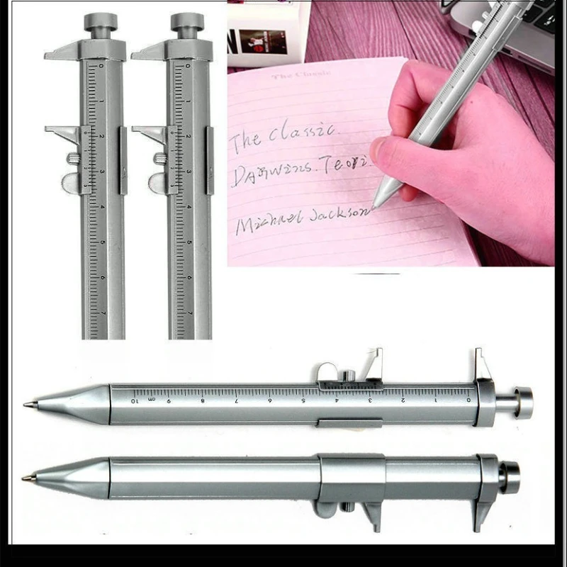 5/10 Stück Multifunktions-Gel-Tintenstift mit Messschieber 0,5/1 mm Roller Kugelschreiber Schreibwaren-Schreibwerkzeug