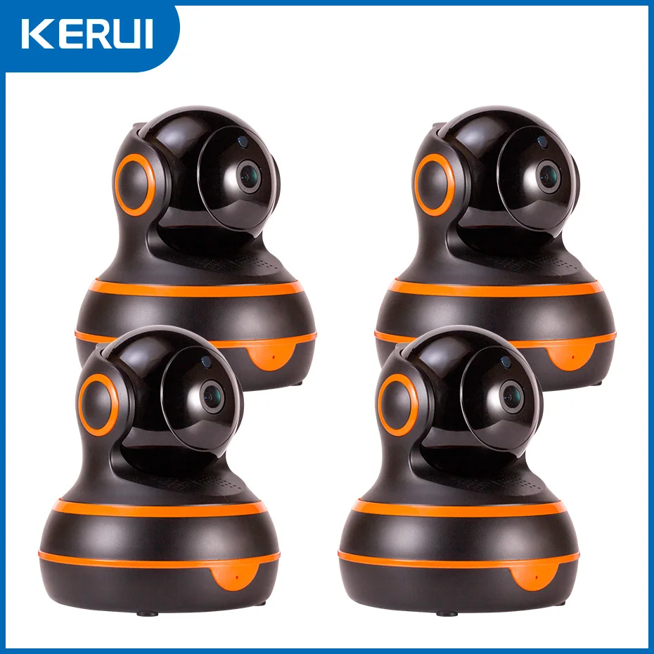 

KERUI Tuya Smart HD PTZ WIFI IP-камера Крытая домашняя безопасность CCTV Видеокамера для домашних животных/собак/детская камера работает с Alexa