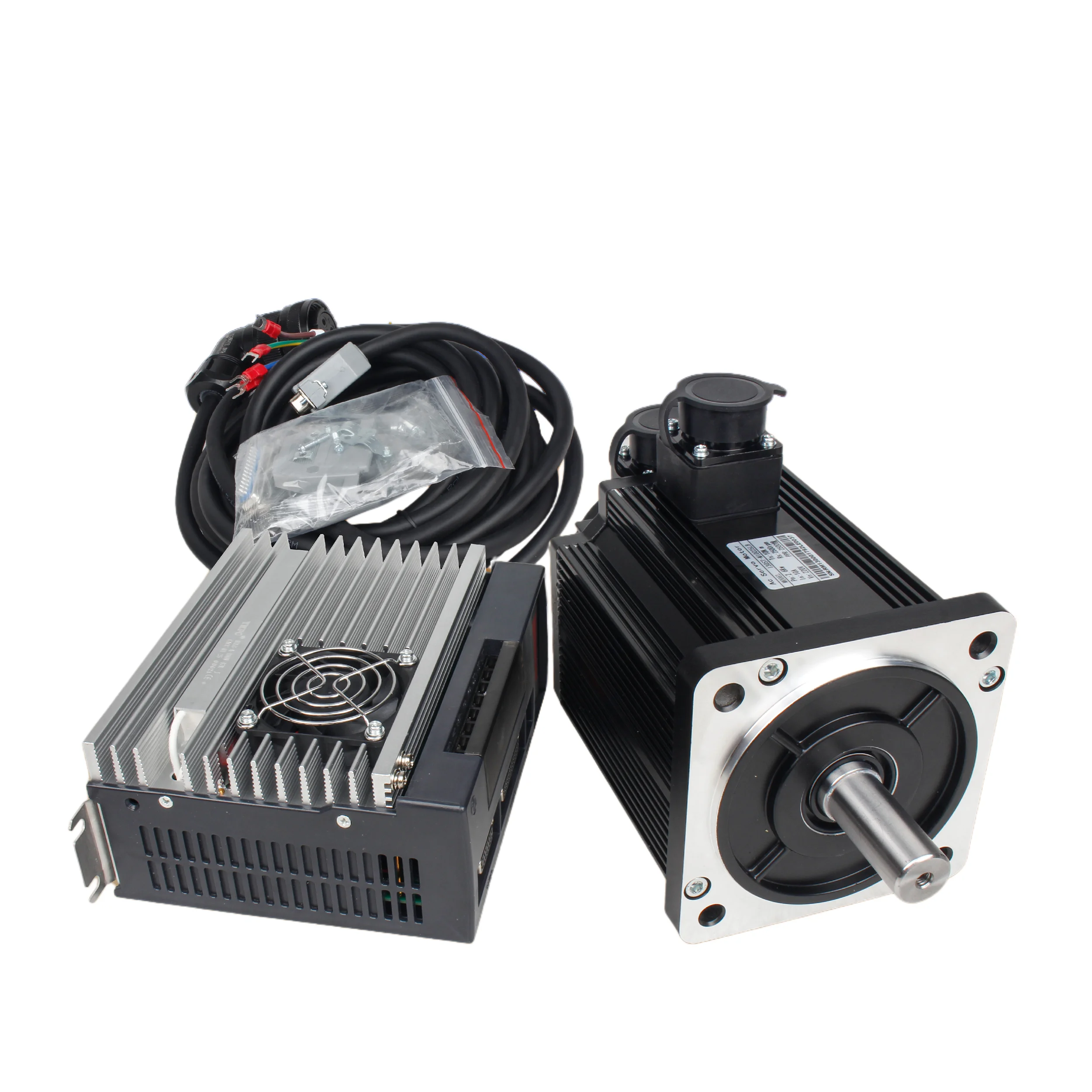 1KW 1000W AC Servo Motor 2.4N.m 3000RPM 80ST-M04025 90ST-M04025 CNC Set Kit + 3m Encoder Cable With Brake Or Not