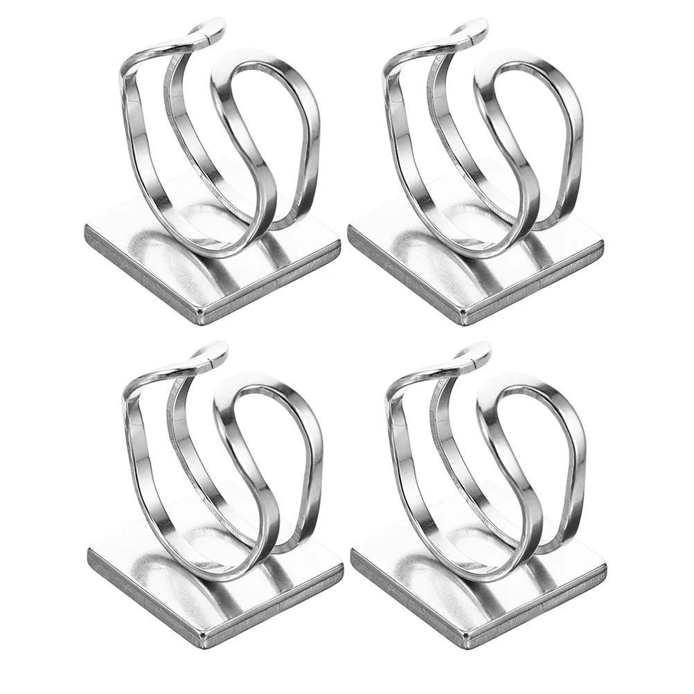 

4 шт. квадратные заготовки для оправ из нержавеющей стали, плоские основания для изготовления ювелирных изделий, аксессуары для рукоделия из смолы, оправы из нержавеющей стали