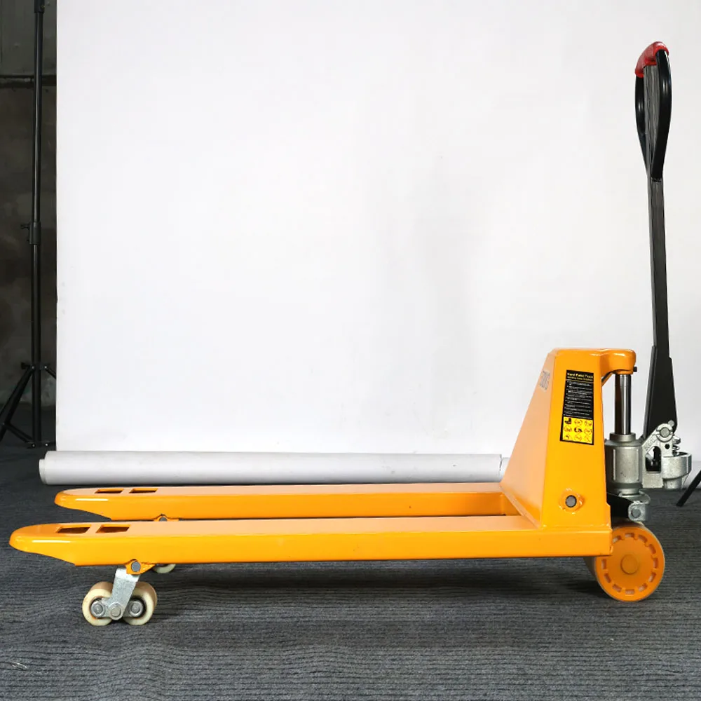2.5Ton Heavy Duty Quick Lift Hydraulic Trans Pallet Manual Pallet Truck for warehouses, factories, and cargo handling.