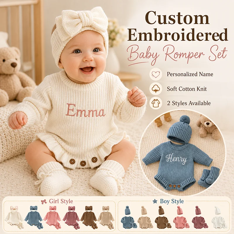 Personalized Baby Romper Custo - Baby Clothing Name recension och pris