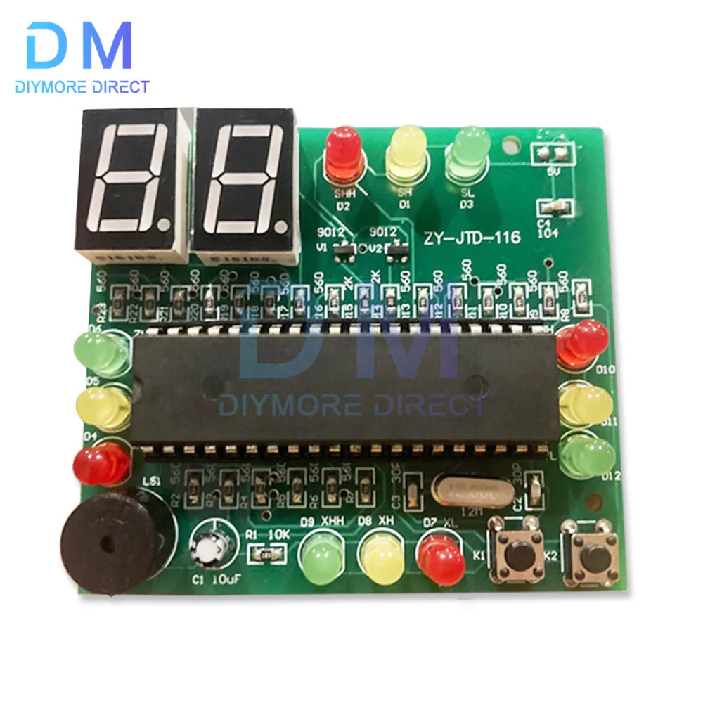 Traffic Signal Colorful LED Light Kit Electronic Manufacturing DIY KIT Spare Parts Student Laboratory