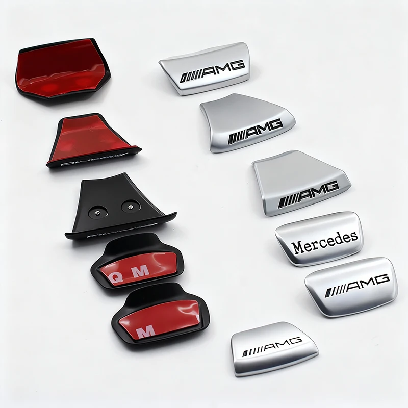 3D Metal Car Steering Wheel Emblem Sticker Badge For Mercedes Benz AMG W205 W168 W108 GLC W212 AMG W176 W204 Interior Accessorie