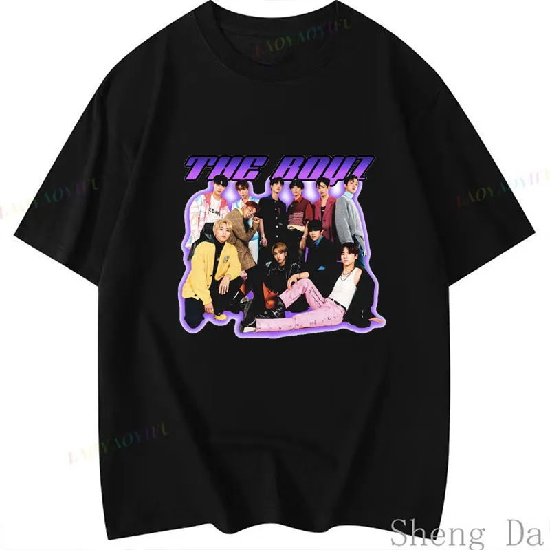 Ropa De Mujer The Boyz KPOP moda Mujer Y2k Ropa gran oferta ropa De calle con cuello redondo Hipster camisetas gráficas De algodón De manga corta