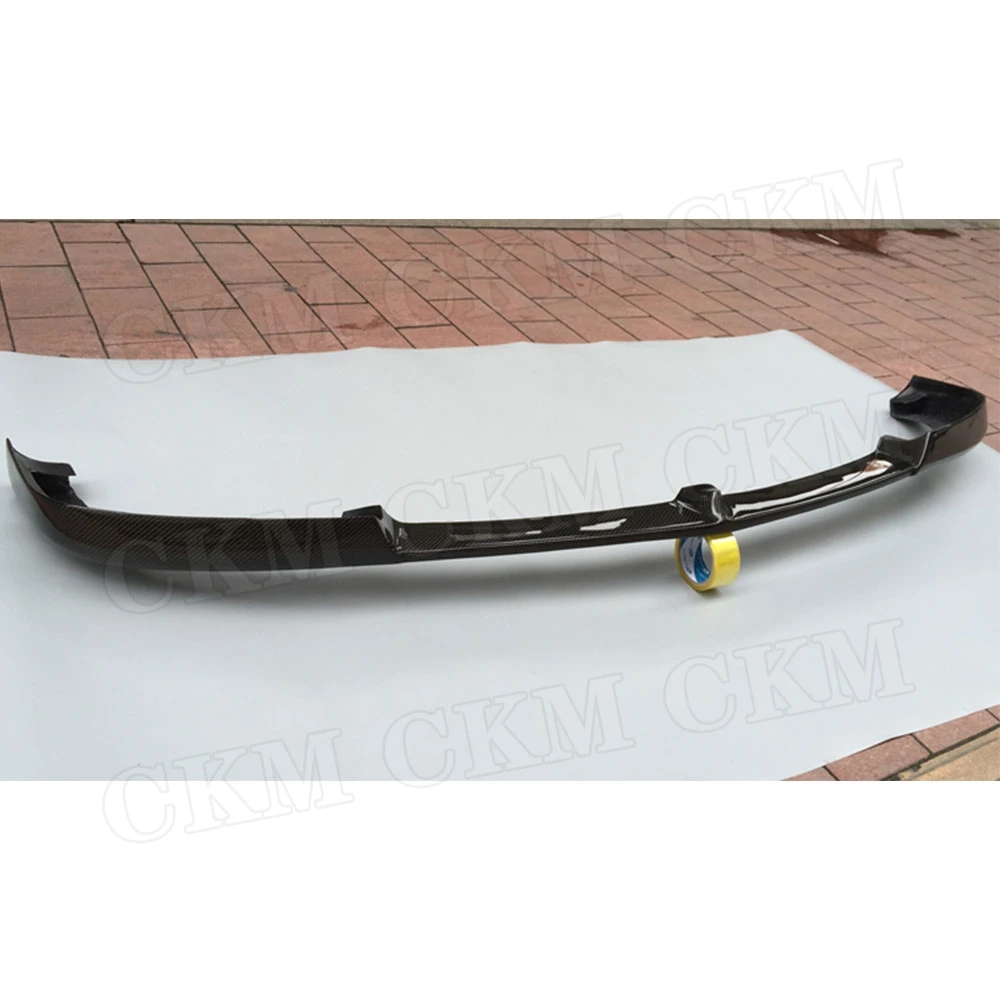 CKMUUER Carbon Fiber Head Chin Shovel Front Bumper Lip Spoiler For Benz E Class W212 E260 E300 E400 E63 AMG 2010-2013 FRP view 6
