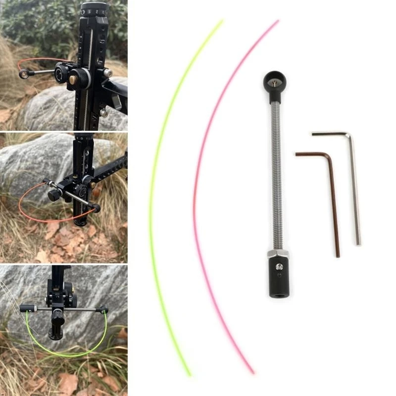 Easyly Install Fiber Optical Sight Pin Replacement Pin Fiber Optical Bows Sight Fiber for Accuracy On Recurves Bows 69HD